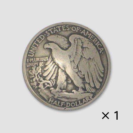 ファニー　FUNNY　31mm 50¢リバティーウォーキングコイン・コンチョ　“31mm 50¢ L...