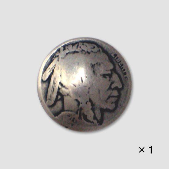 ファニー　FUNNY　21mm 5¢インディアンレプリカ・コンチョ　“5¢Indian Replic...