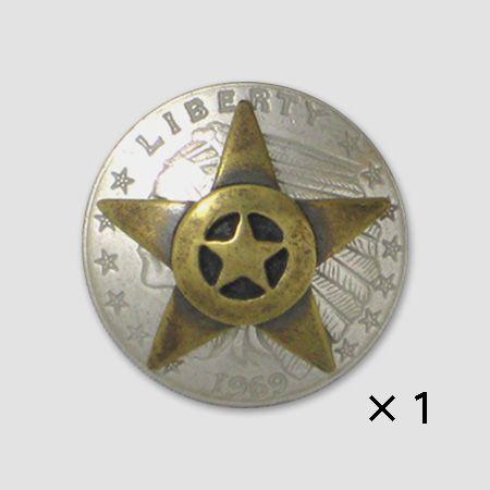 ファニー　FUNNY　31mm チーフスター・コンチョ　“Chief Star”