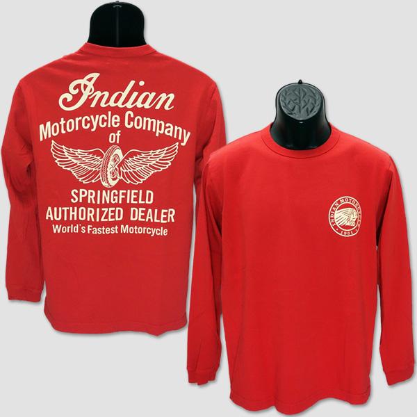 インディアン・モーターサイクル　INDIAN MOTORCYCLE　長袖ライダーTシャツ　“FLYI...