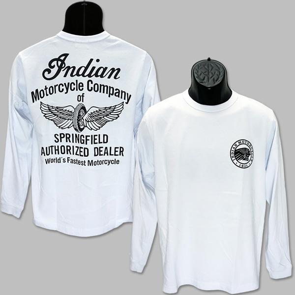 インディアン・モーターサイクル　INDIAN MOTORCYCLE　長袖ライダーTシャツ　“FLYI...