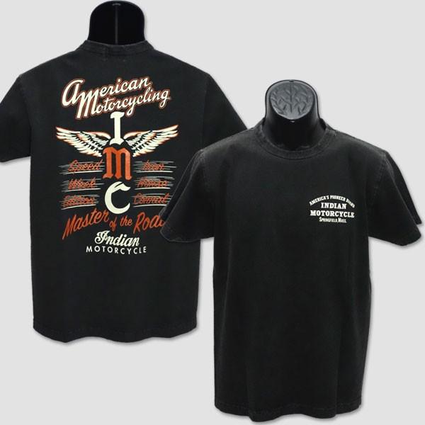 インディアン・モーターサイクル　INDIAN MOTORCYCLE　半袖ライダーＴシャツ　“IMC”...