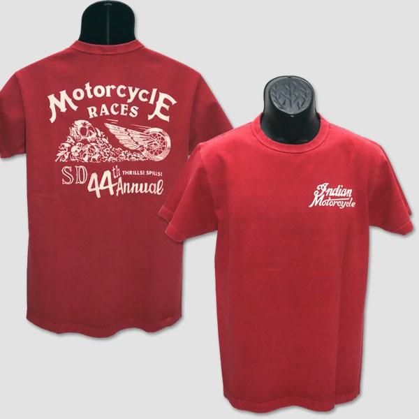 インディアン・モーターサイクル　INDIAN MOTORCYCLE　半袖ライダーＴシャツ　“Moto...