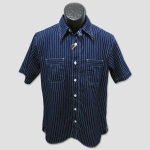 SUGAR CANE シュガーケーン SUGAR CANE ウォバッシュ・ストライプ半袖