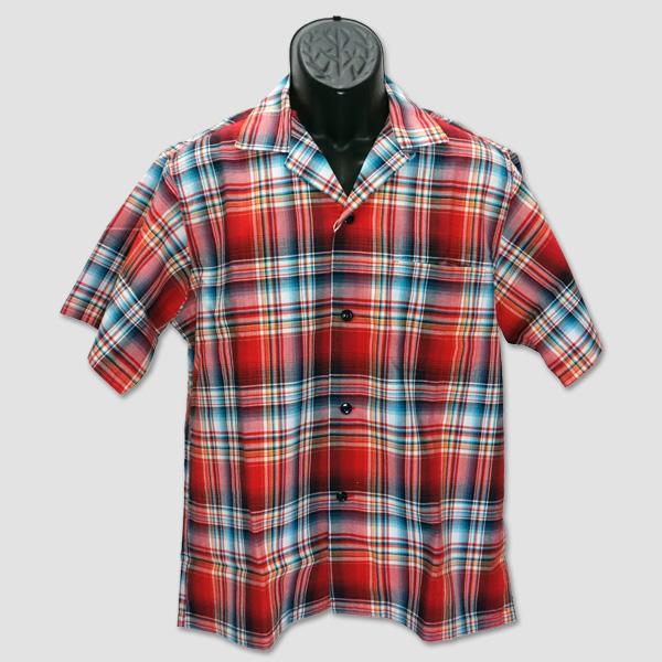 シュガーケーン　SUGAR CANE　マドラスチェック・オープンシャツ　“MADRAS CHECK ...