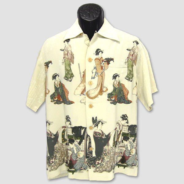 SUN SURF　アロハシャツ　“UTAMARO'S BEAUTY”