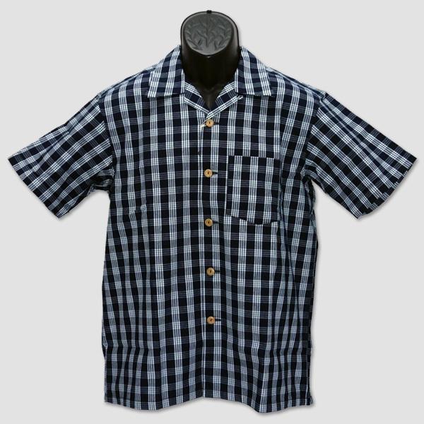 サンサーフ　SUN SURF Musashiyaブランド 半袖PARAKA CHECKオープンシャツ...