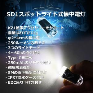 DOKEEP SD1 ミニLEDライト 超軽量...の詳細画像2