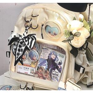 痛バッグ 痛バ リュック 大容量 鞄 クリアバ...の詳細画像2