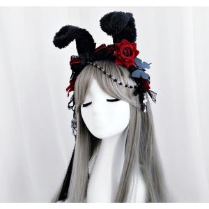 acca（アッカ） #anza カチューシャ 黒 ラインストーン ヘア