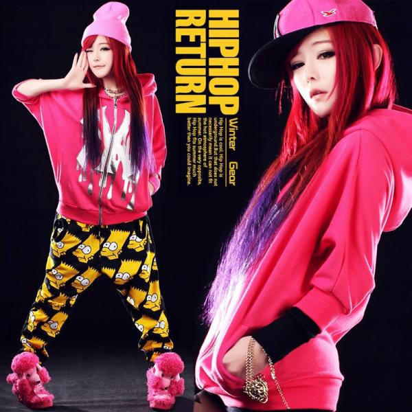 トップス パーカー レディース ダンス衣装 ヒップホップ ステージ衣装 レッスン着