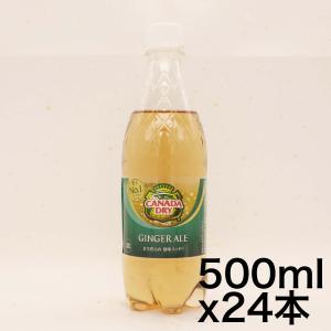 コカ・コーラ カナダドライ ジンジャーエール 500mlPET×24本｜dole-store