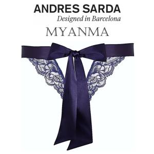 ANDRES SARDA　アンドレサルダ　輸入 下着　ヨーロッパ 高級 インポート ランジェリー　紐タンガ  G-String｜doll-importlingerie