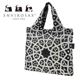 ENVIROSAX エンビロサックス エコバッグ モノクロライン柄