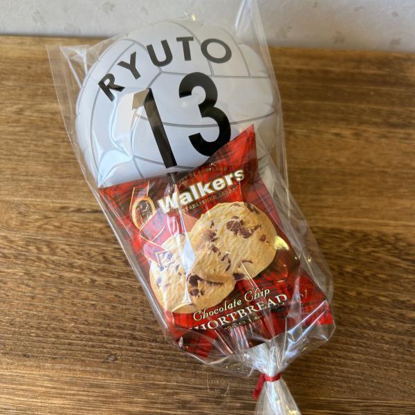 【お菓子は炎天下でも溶けない焼きチョコベイクに変更しています】バルーンギフト バルーンスティック お...