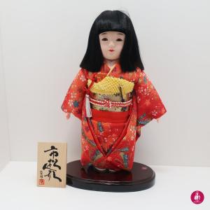 人形工房天祥　市松人形　立ち姿　横幅19cm×奥行13.5cm×高さ30cm（#6B35A）