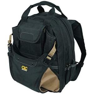 カスタムレザークラフト　収納性・持ち運び性抜群　44ポケット工具リュック 黒/ベージュ