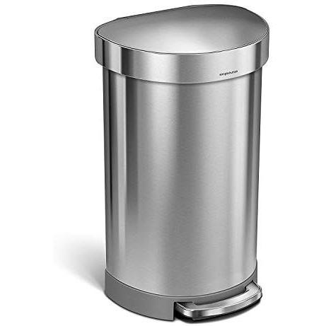 シンプルヒューマン CW2030 セミラウンドステップカン 45L