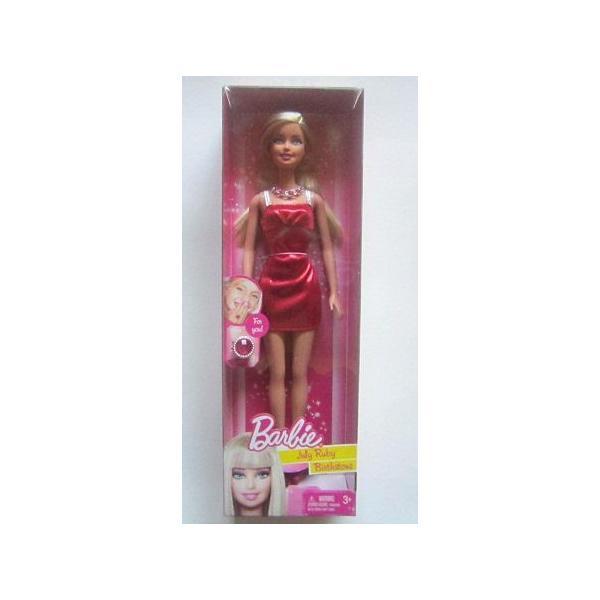 Birthstone July Barbie バービー Doll - Red Ruby - For ...