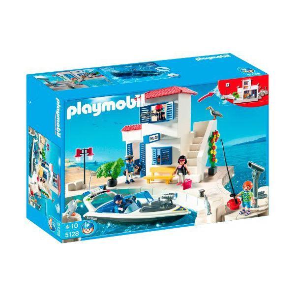 playobil プレイモービル Harbor Police Station with Speedb...