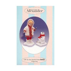Madame Alexander マダムアレクサンダー Collectibles Off To The North Pole Coca-Cola Figurine 人形