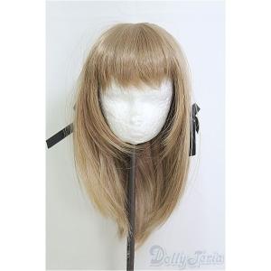 8-9inch/ウィッグ：ロンシュカ様　スイートセミロング/インチ　BJD　MJD　ドール用 //SuperDollfie スーパードルフィー// I-25-07-27-105-KD-ZI