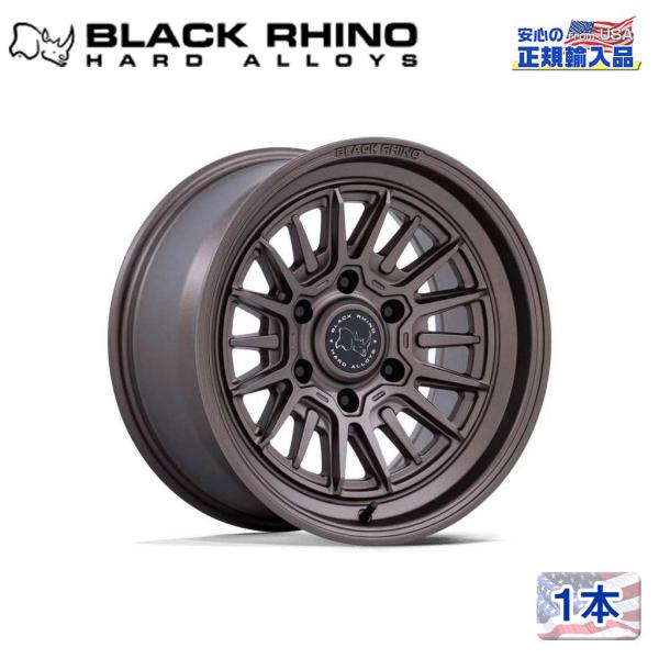 [Black Rhino 正規品]18インチ アルミホイール 1本 BR030 TALEO ブロンズ...