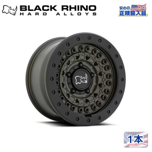 [Black Rhino (ブラックライノ)正規代理店]17インチアルミホイール 1本 BARRIC...
