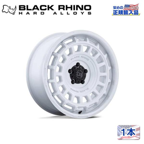 [Black Rhino 正規品]20インチホイール 1本 BR024 AWOL GLOSS WHI...