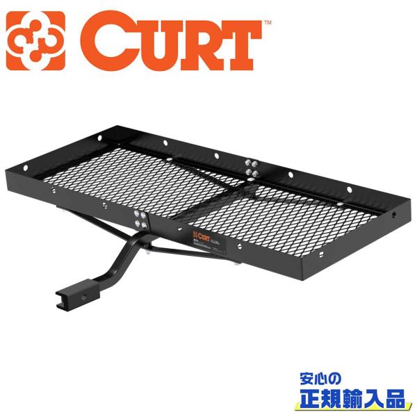 [CURT 正規品] トレイスタイル カーゴキャリア / ヒッチキャリア レシーバーサイズ:1.25...