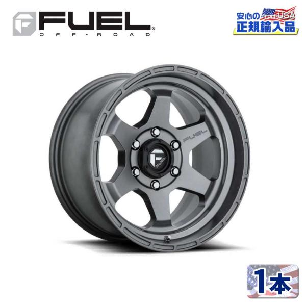 [FUEL OFFROAD（フューエルオフロード）正規品]17インチアルミホイール 1本 汎用 D6...