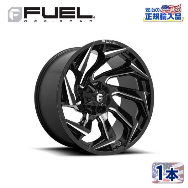 [FUEL OFFROAD フューエルオフロード]15インチアルミホイール 1本 D753 REAC...