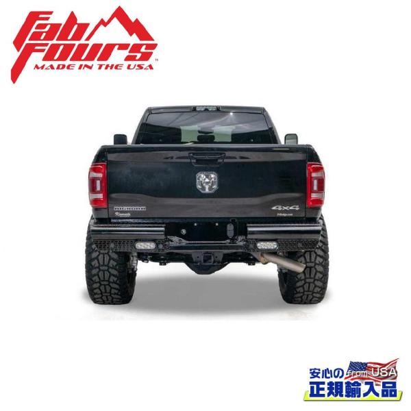 [FAB FOURS(ファブフォース)正規輸入品]ブラックスチール リアバンパー  DODGE ダッ...