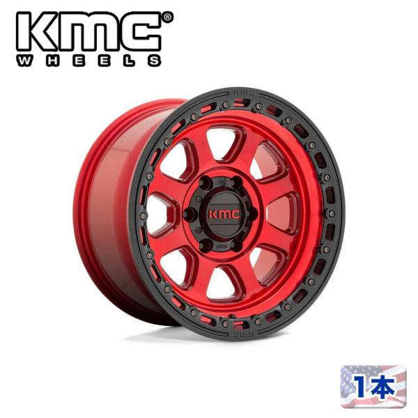 [KMC 日本販売代理店]17インチアルミホイール 1本 KM548 CHASE 17×9J 5H ...