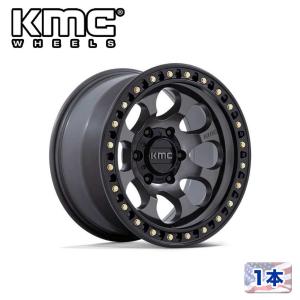 [KMC(ケーエムシー)日本販売代理店] 17インチアルミホイール 1本 KM550 RIOT SBL 17×9J 5H 127 -12 CB71.5 汎用/KM550AB17905012N