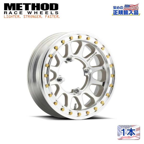 [Method メソッド 正規代理店]15インチアルミホイール 1本 MR401-R UTV Bea...