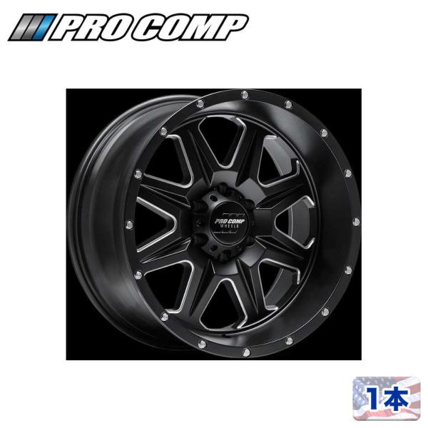 [PRO COMP 正規品] 17インチアルミホイール 1本 PA63 RECON 17×9J 6H...