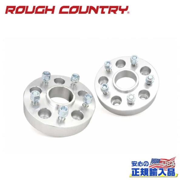 [ROUGH COUNTRY] ホイールスペーサー 厚さ:2インチ(約50mm) 2個セット ボルト...