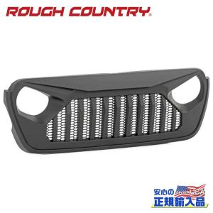 [ROUGH COUNTRY(ラフカントリー)正規品]アングリーグリル/フロントグリル Jeep Wrangler ジープ ラングラー JL/グラディエーター JT/10496