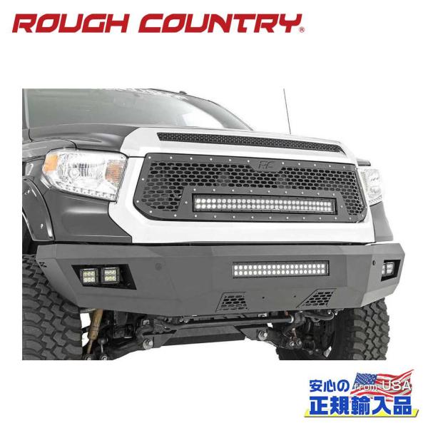 [ROUGH COUNTRY(ラフカントリー)正規品]フロントバンパー LEDライト付き TOYOT...