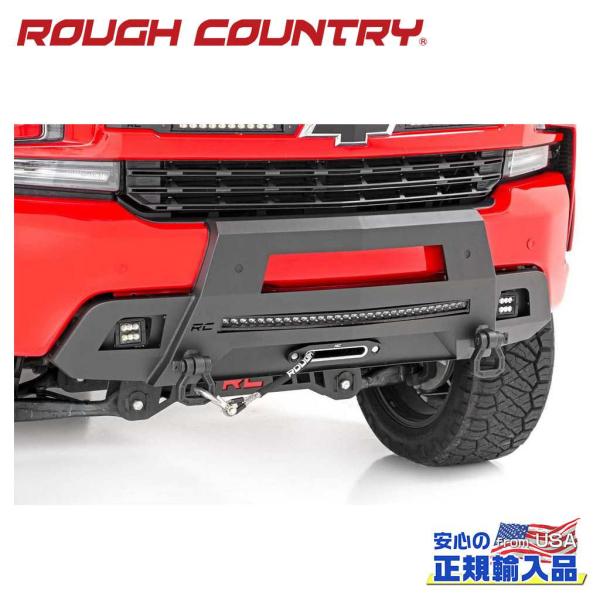 [ROUGH COUNTRY(ラフカントリー)正規品]ウインチバンパー シボレー シルバラード 15...