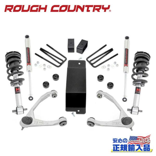 [ROUGH COUNTRY ラフカントリー] 3.5インチリフトアップキット M1ストラット/ショ...