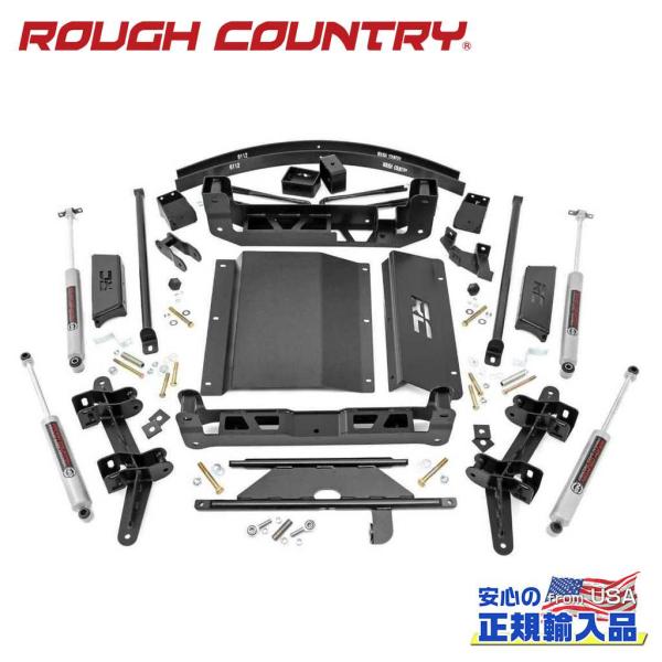 [ROUGH COUNTRY ラフカントリー] 6インチリフトアップキット 6穴ホイール専用 M1シ...