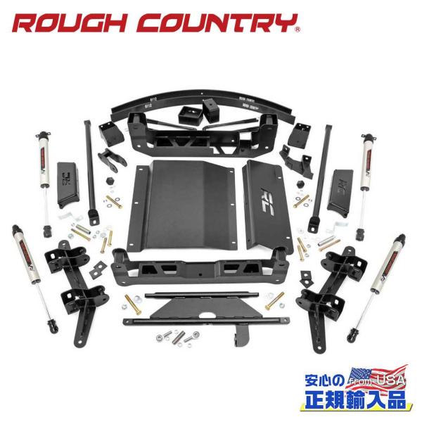 [ROUGH COUNTRY(ラフカントリー)正規輸入総代理店]6インチリフトキット V2モノチュー...
