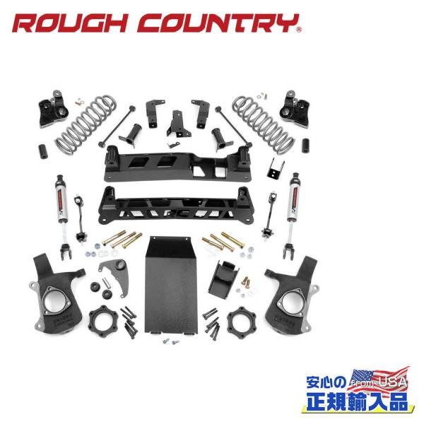[ROUGH COUNTRY(ラフカントリー)正規輸入総代理店]6インチリフトキット V2モノチュー...
