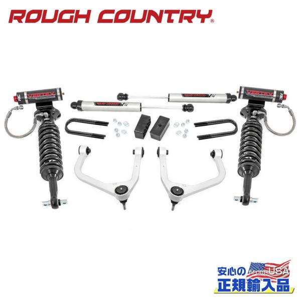 [ROUGH COUNTRY ラフカントリー]3.5インチリフトアップキット/サスキット モノリーフ...