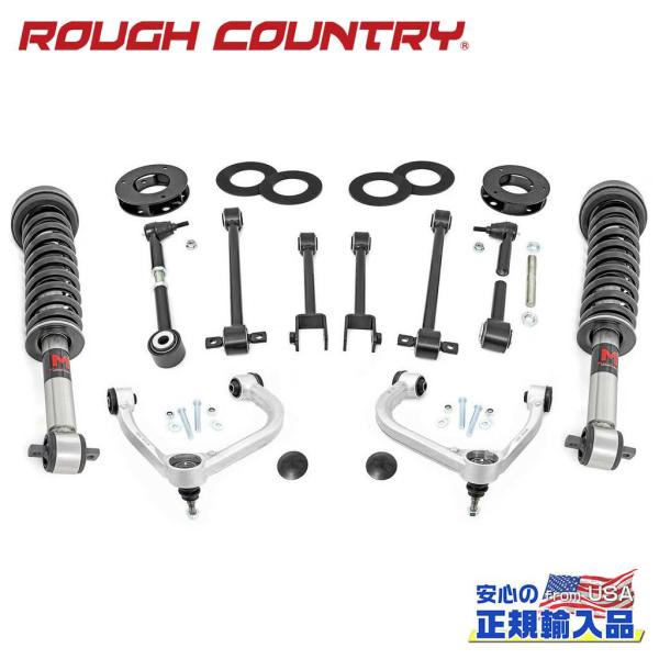 [ROUGH COUNTRY ラフカントリー]3インチリフトアップキット/サスキット M1モノチュー...