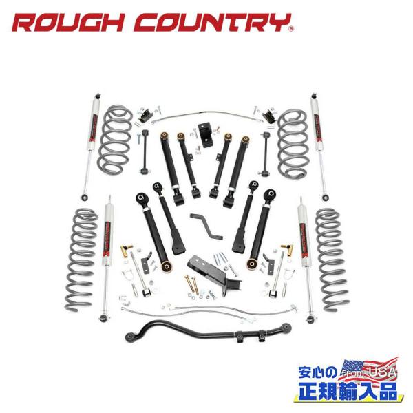 [ROUGH COUNTRY ラフカントリー] 4インチリフトアップキット M1ショック/ラテラルロ...