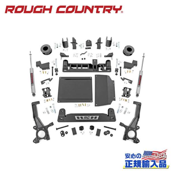 [ROUGH COUNTRY(ラフカントリー)正規品]4インチリフトアップキット/サスキット N3シ...