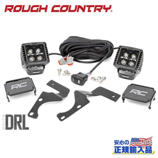 [ROUGH COUNTRY ラフカントリー]2インチキューブ型 LEDライトキット ブラックシリー...